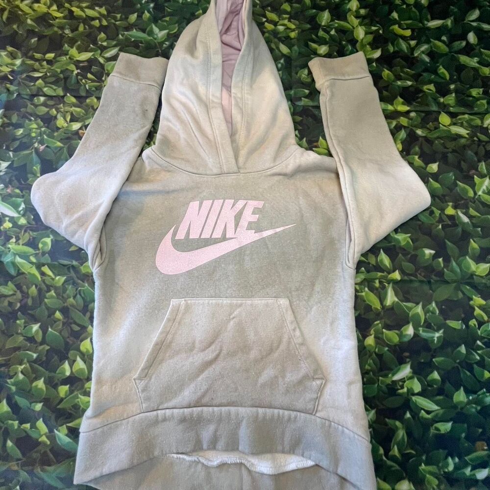 Nike Green and Khaki Hoodie